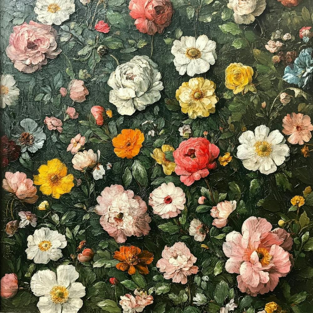 Roses In The Garden Art 1