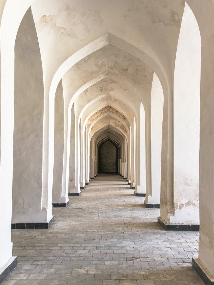 Arches Dans Une Mosquée