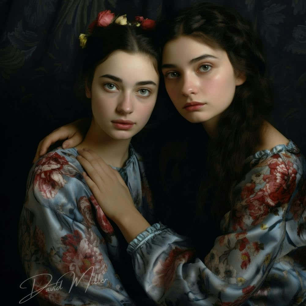 Two Young Sisters