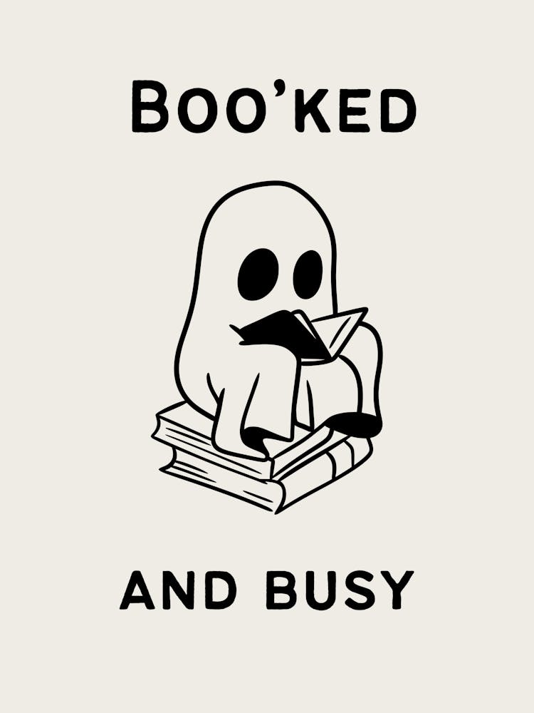 Boo’ked And Busy | Cute Ghost Reading 2