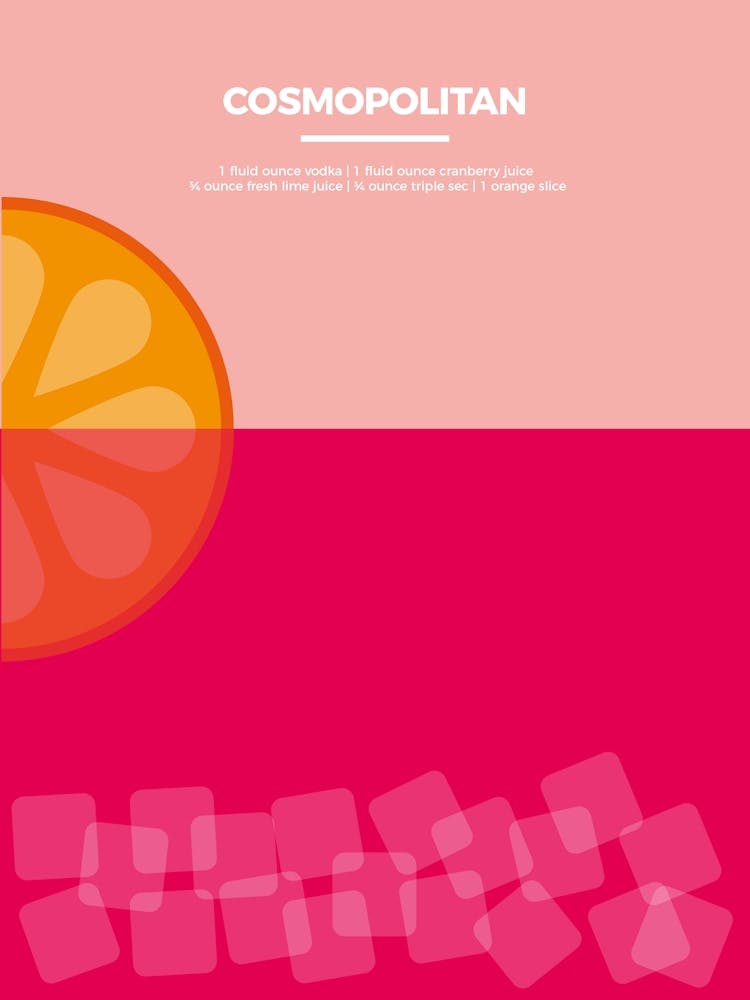Cocktail-Poster Cosmopolitan 2