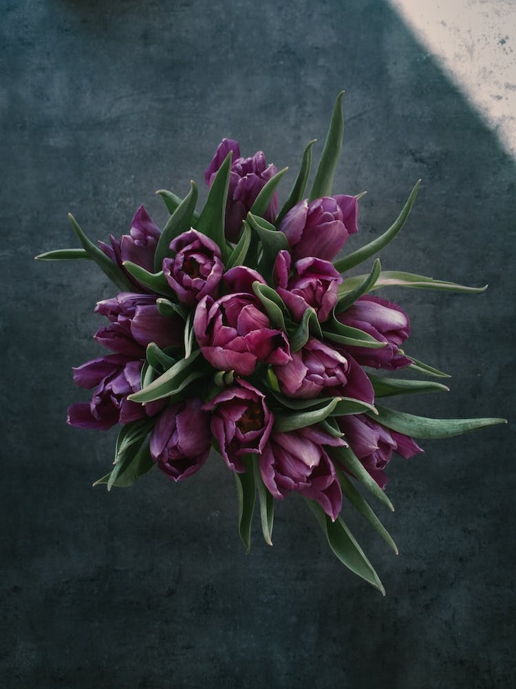 Floral Decorative Flower Bouquet Of Tulips