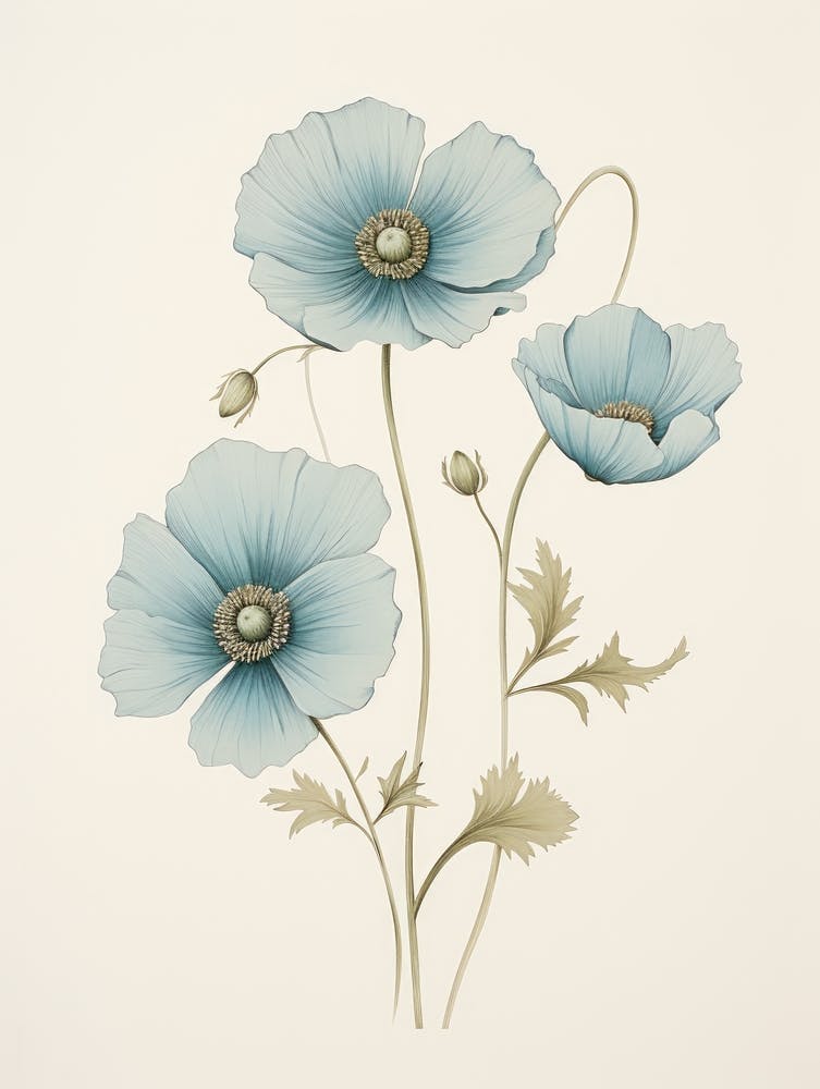 Blue Poppies 6