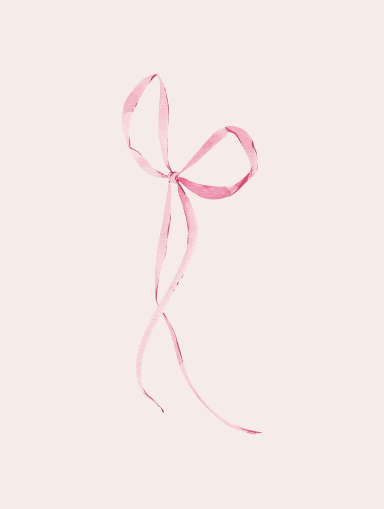 Coquette Pink Bow - 3 - Neutral
