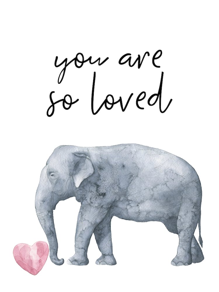 You Are So Loved Elephant