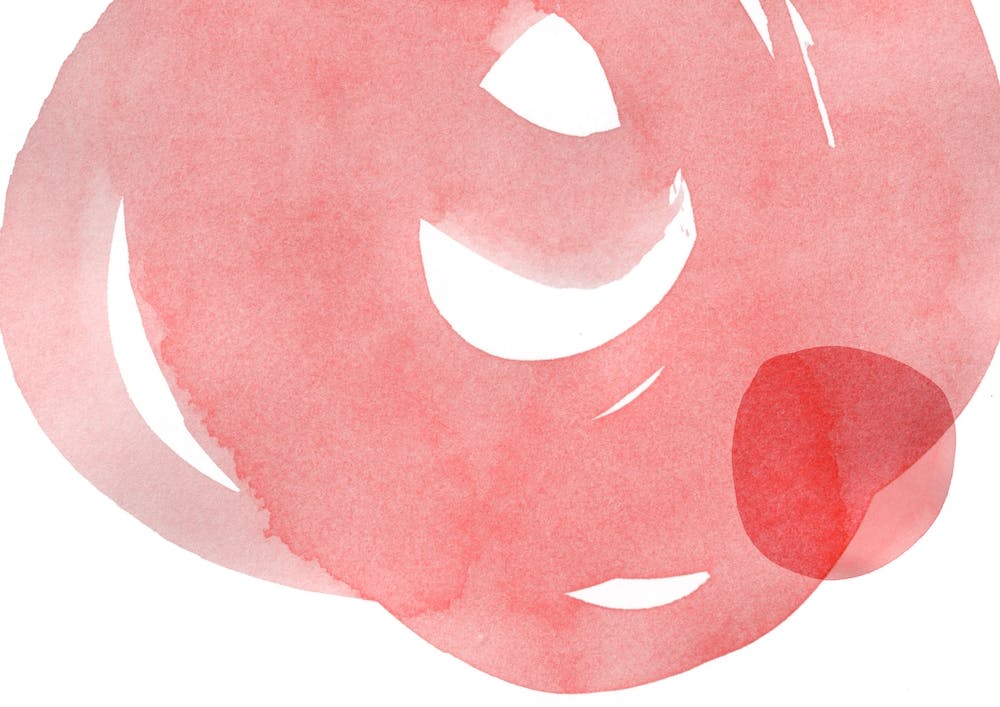 Minimal Pink Abstract 07