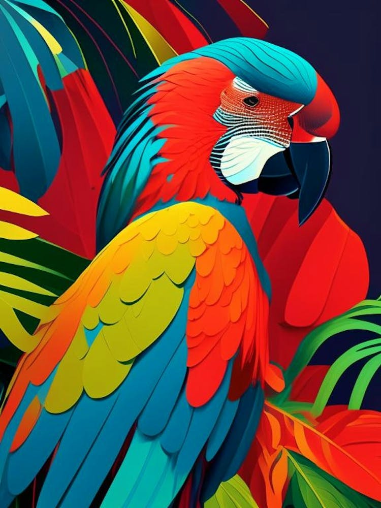 Macaw Pop Matisse Bird