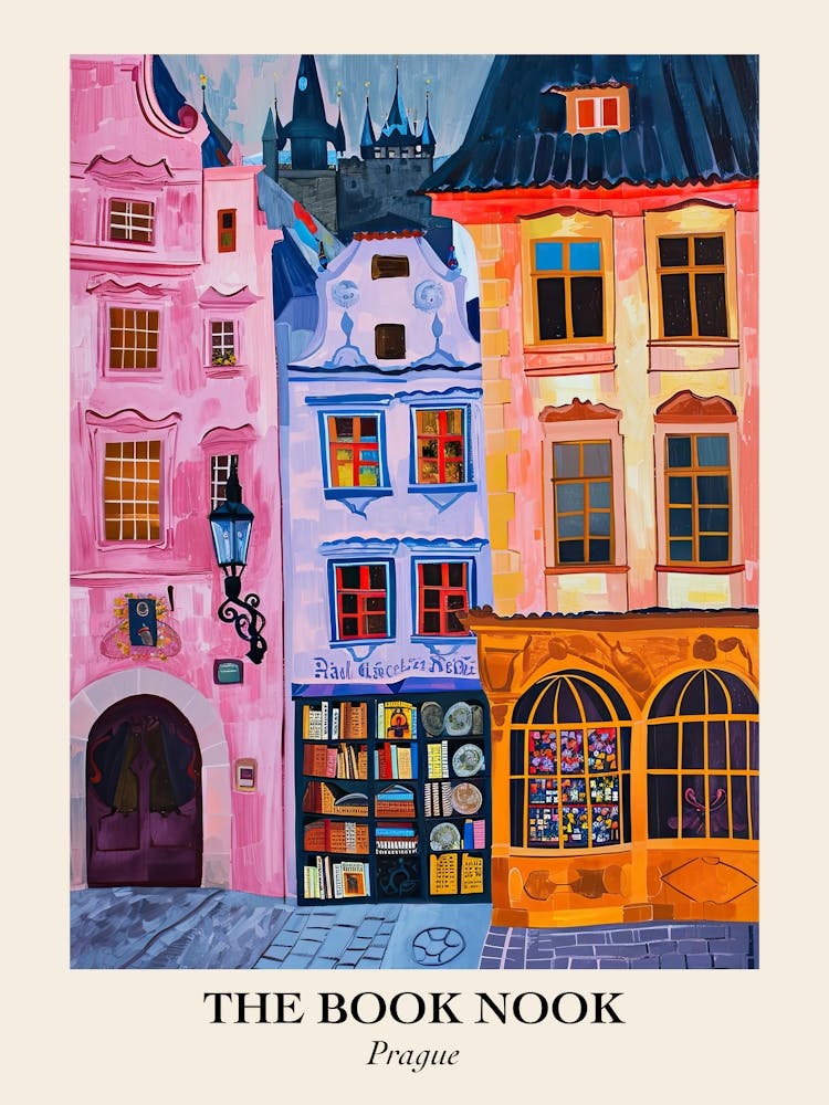 Prague Book Nook Bookshop 2 Poster