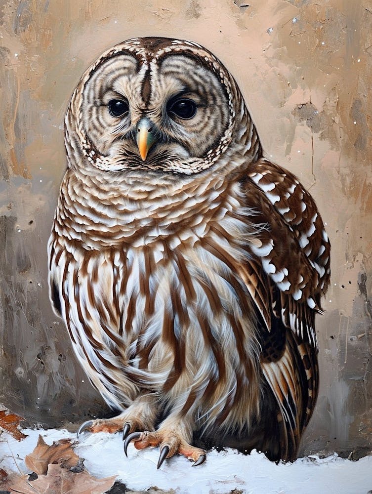 Barred Owl Painting 3