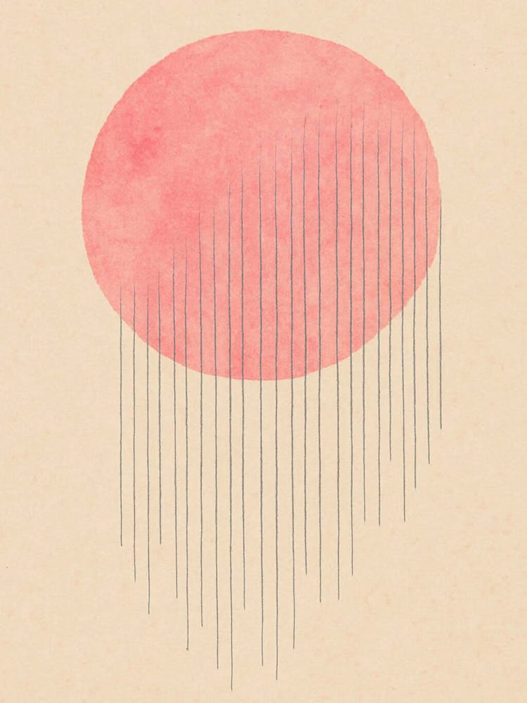 Rainy Day minimalist art 1