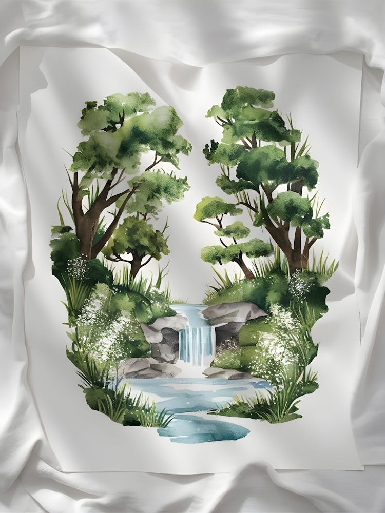 Waterfall Painting 4