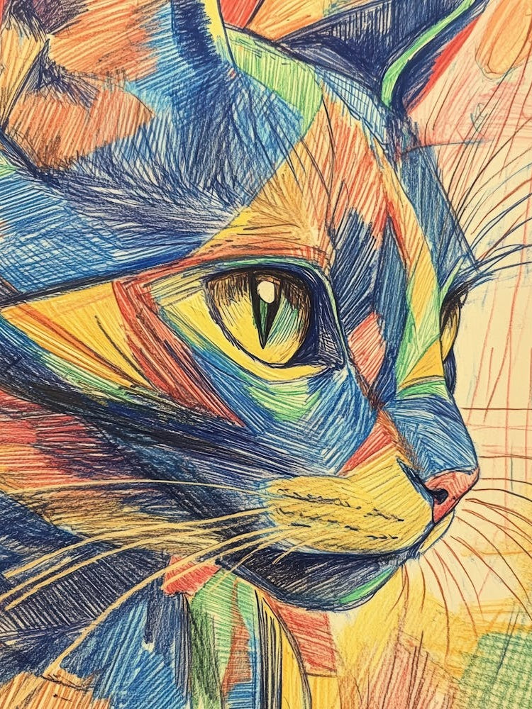 Colorful Cat 1