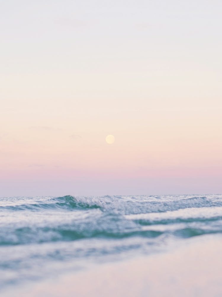 Pastel Colored Seascape Photo
