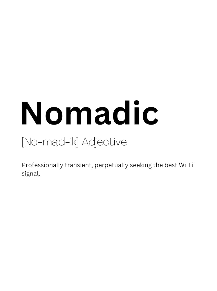 Nomadisch Definition Bedeutung