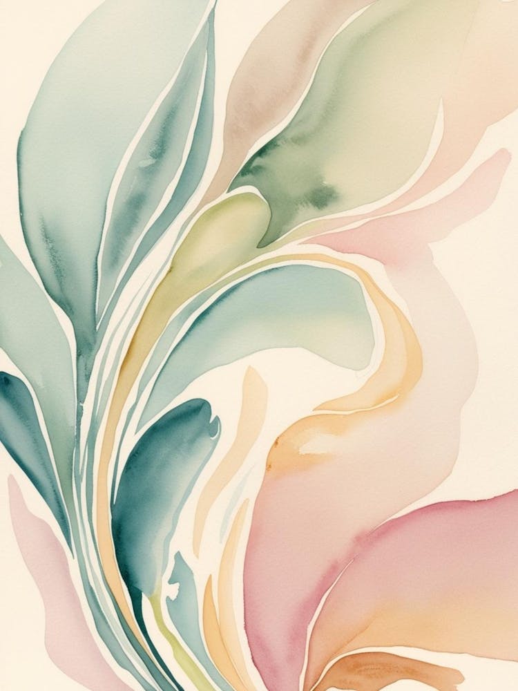 Peinture Abstraite à l'Aquarelle 5