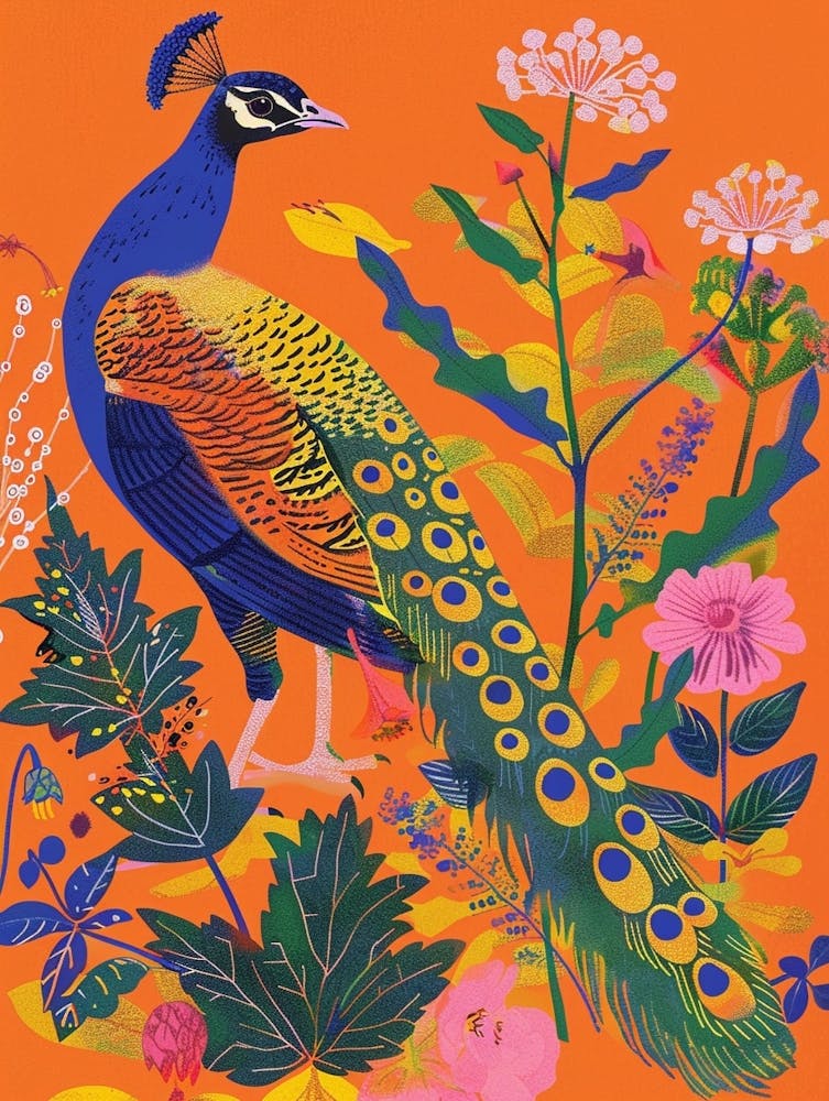 Frühlingsvögel Pfau 5