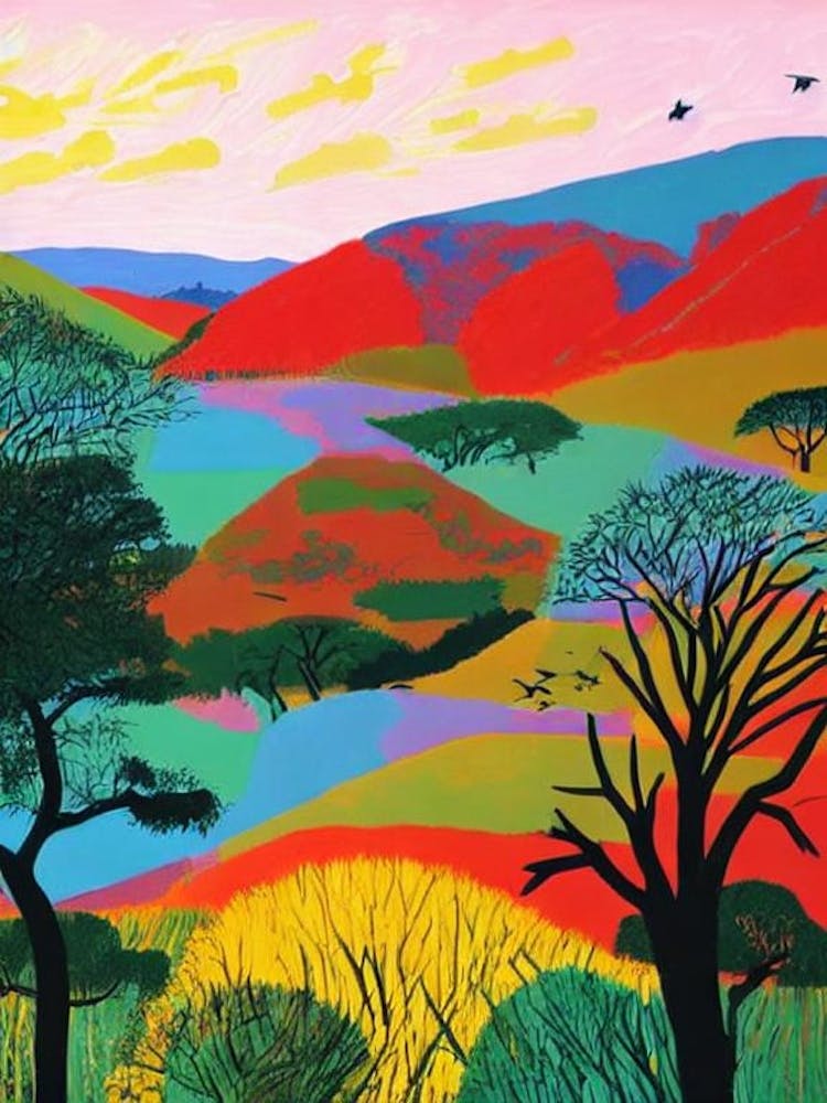 Serengeti National Park 1 Tanzania Abstract Colourful