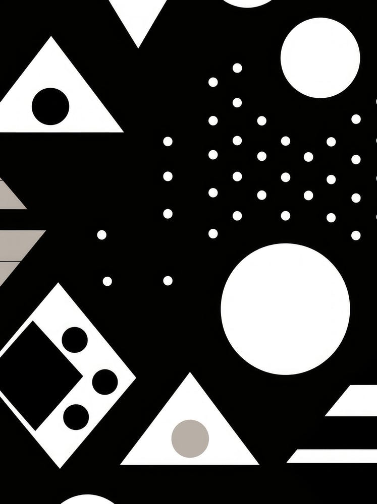 Abstract Black And White Pattern 1