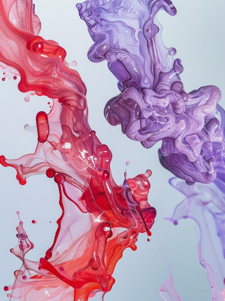 Abstract Paint Splashes