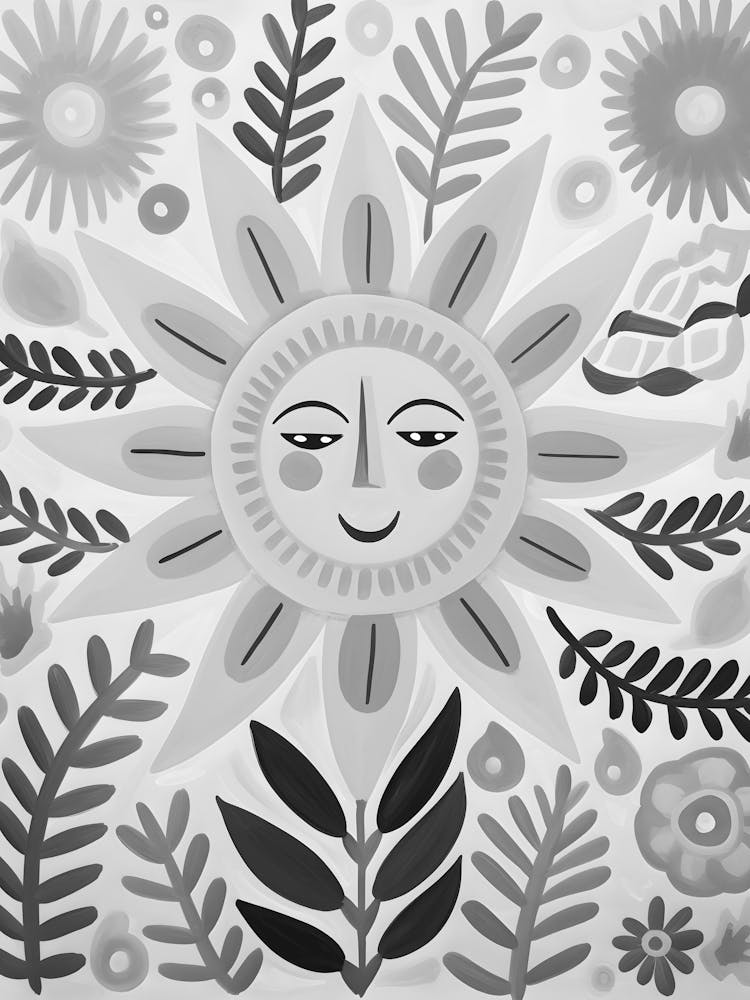 Sonne und Blumen