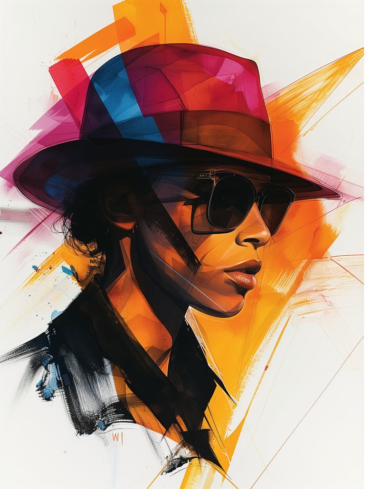 Portrait Of A Woman In A Hat