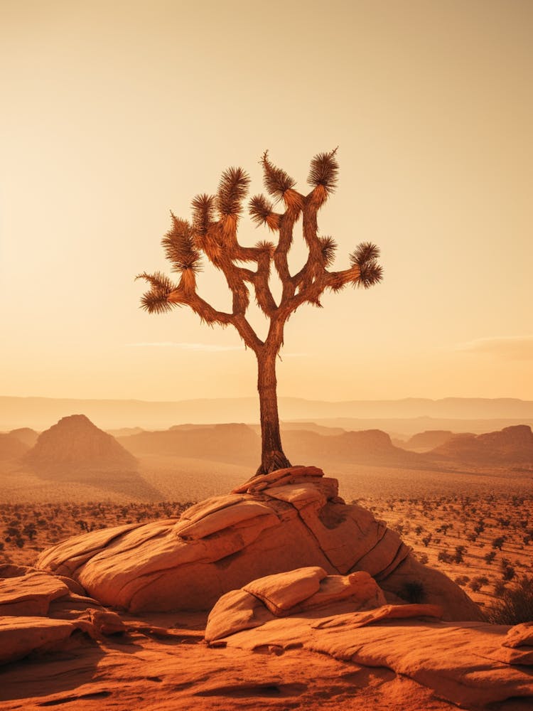 Fotografie eines Joshua Tree im Grand Canyon 1