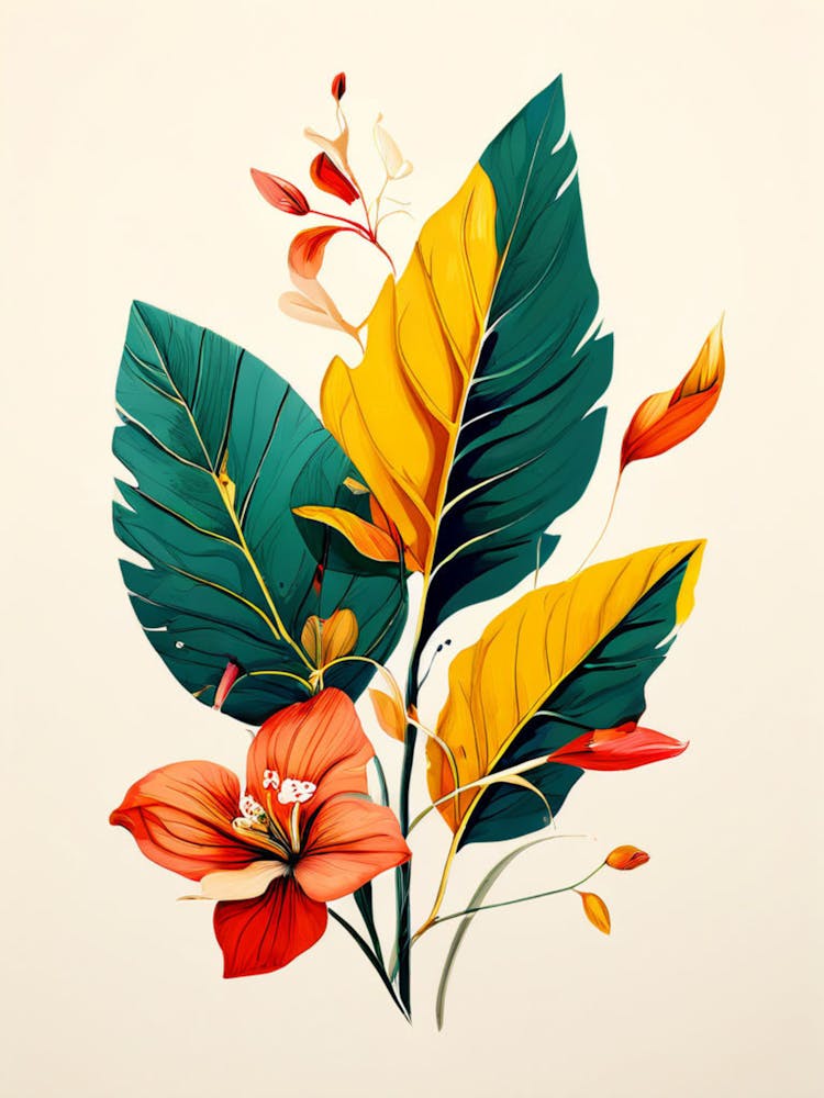 Tropical Leaves 8