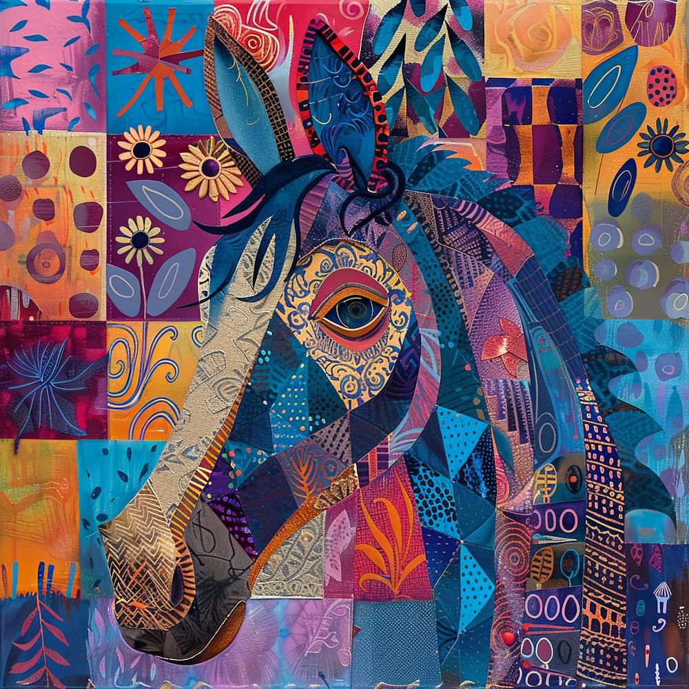 Patchwork Quilted Mule 2