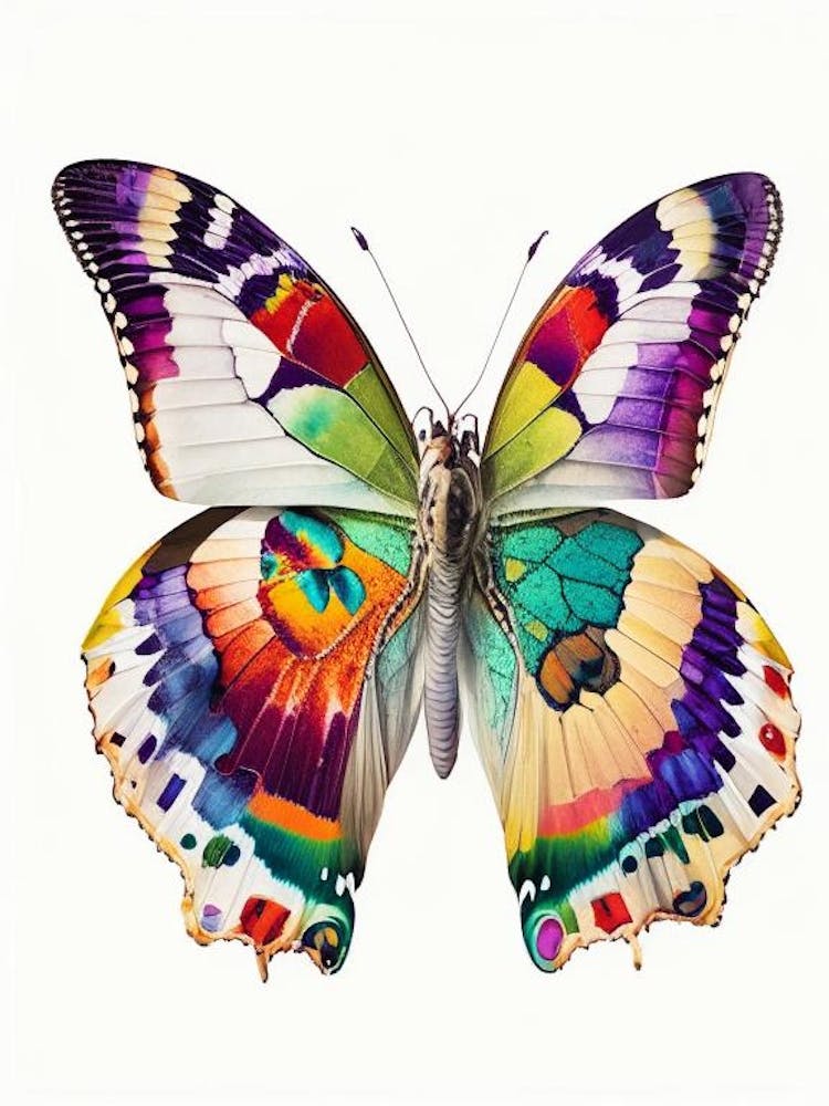 Schmetterling In Migration Decoupage 1