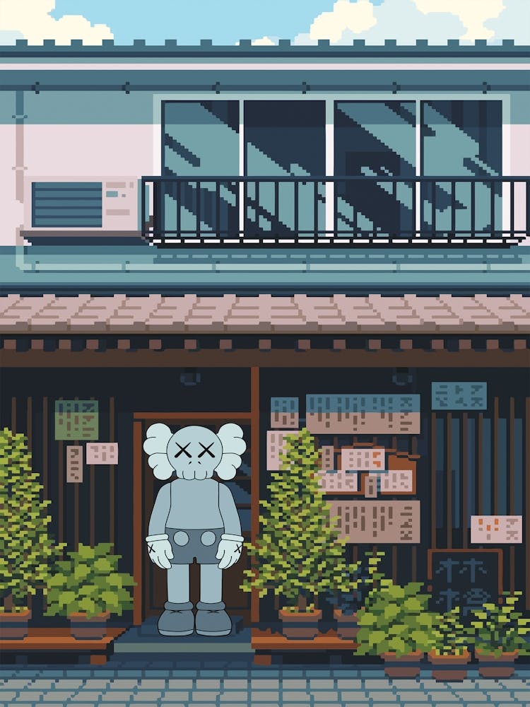 Japanese Shop kaws
