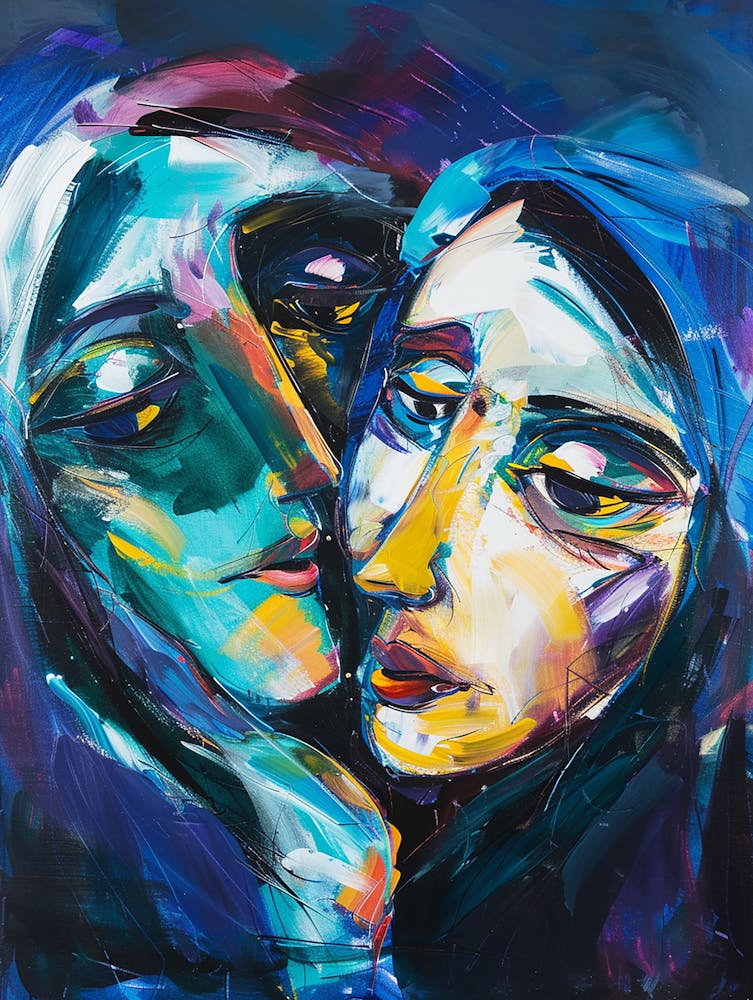 Two Women Kissing