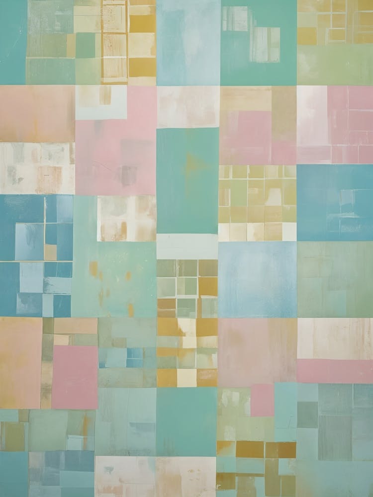 Squares In Pastel