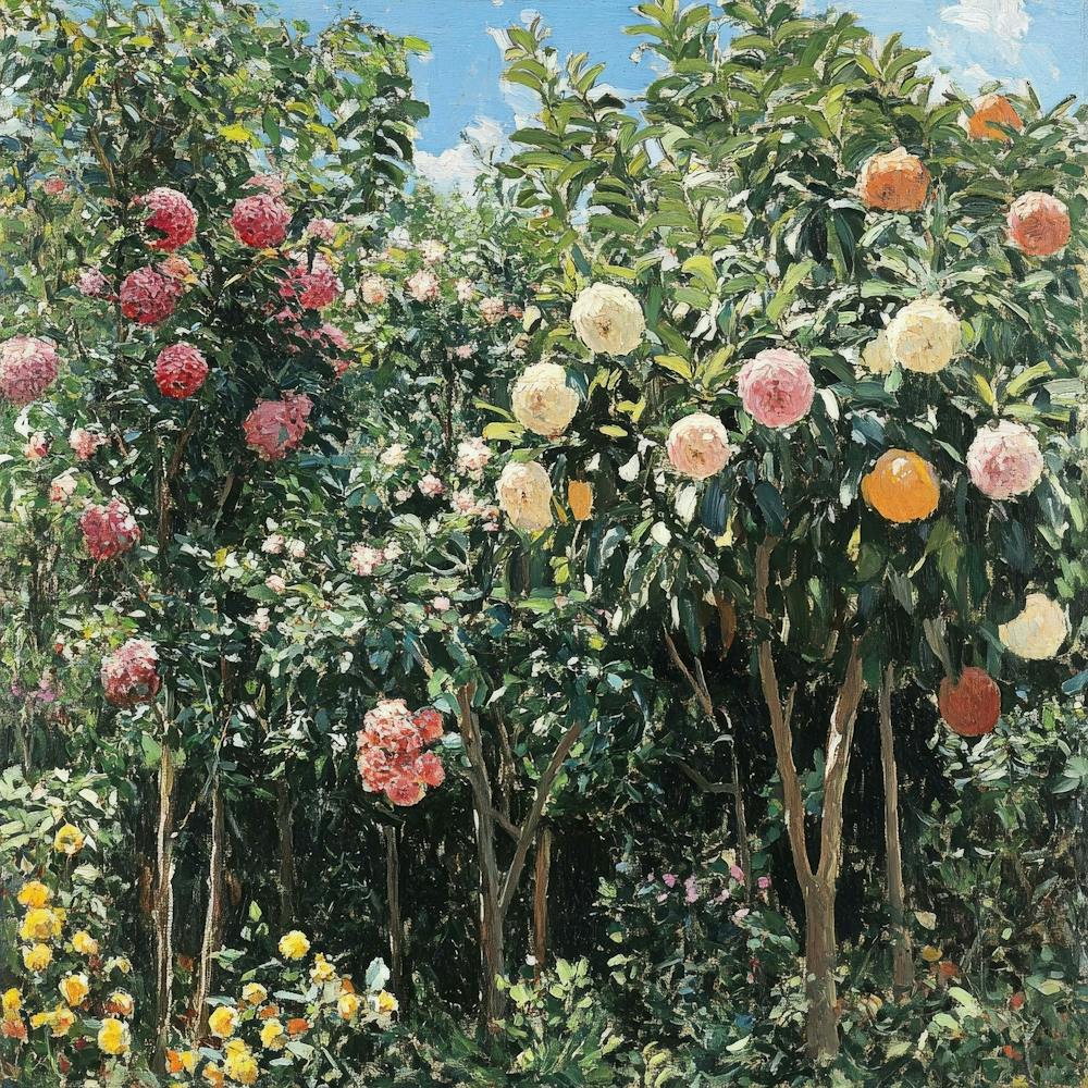 Garden Of Flowers Art 3