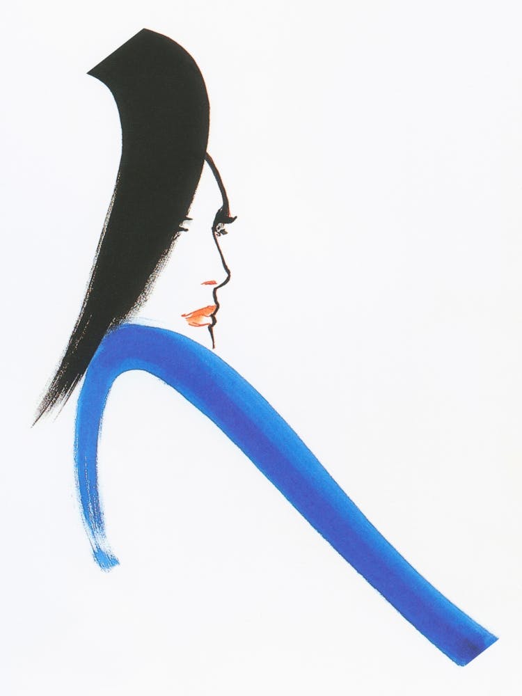 Woman Portrait, Retro Vintage Fashion Art