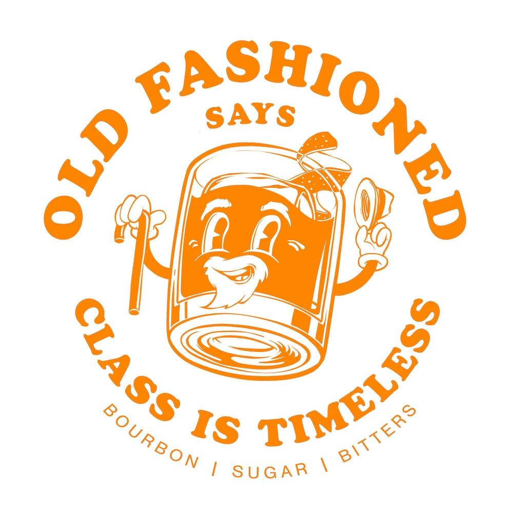 Old Fashioned Retro Square