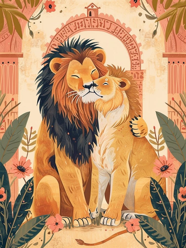 Barbary Lion Rituals Illustration 2