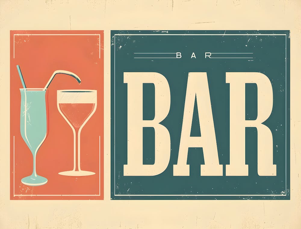 Vintage Bar Sign