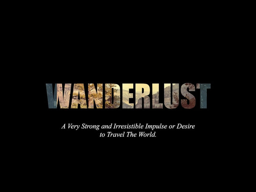 Wanderlust Poster Retro Wooded Pines 5