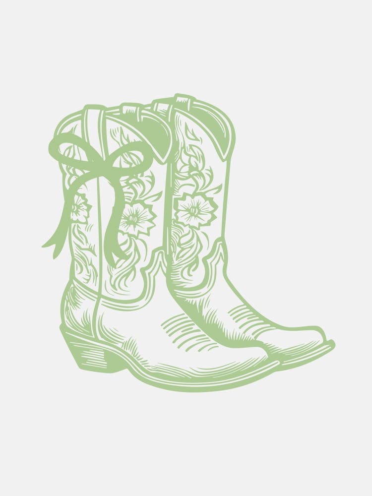 Sage Green Boots