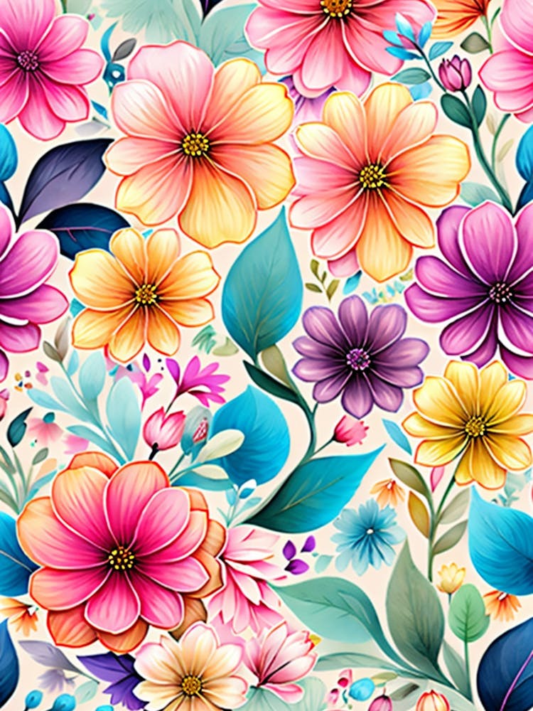 Colorful Flowers 8
