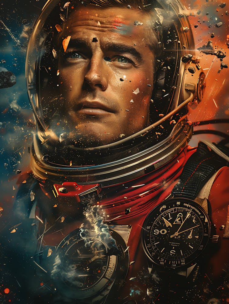 Beautiful Retro Astronaut 15