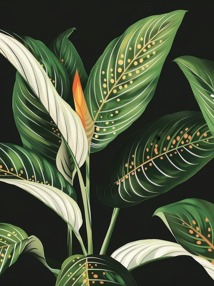 Tropical Leaves Canvas Print
