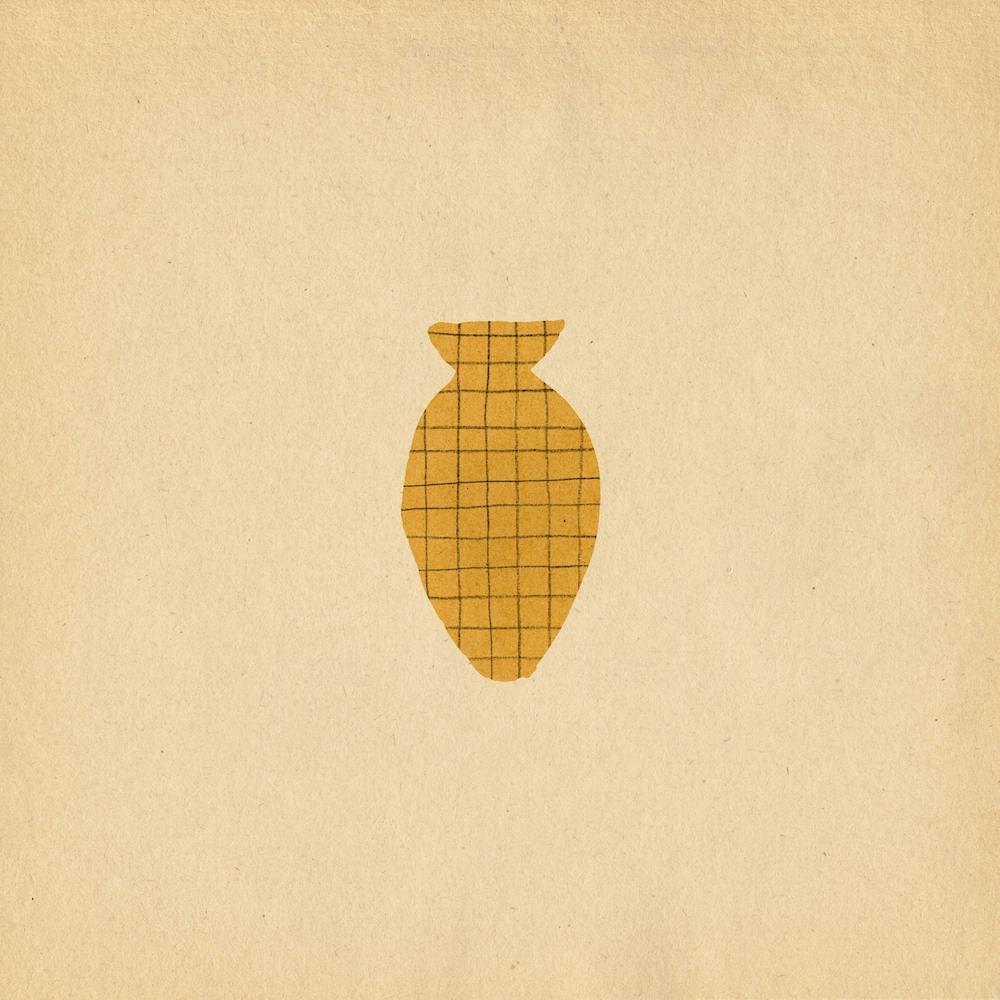 Minimalist terracotta Vase