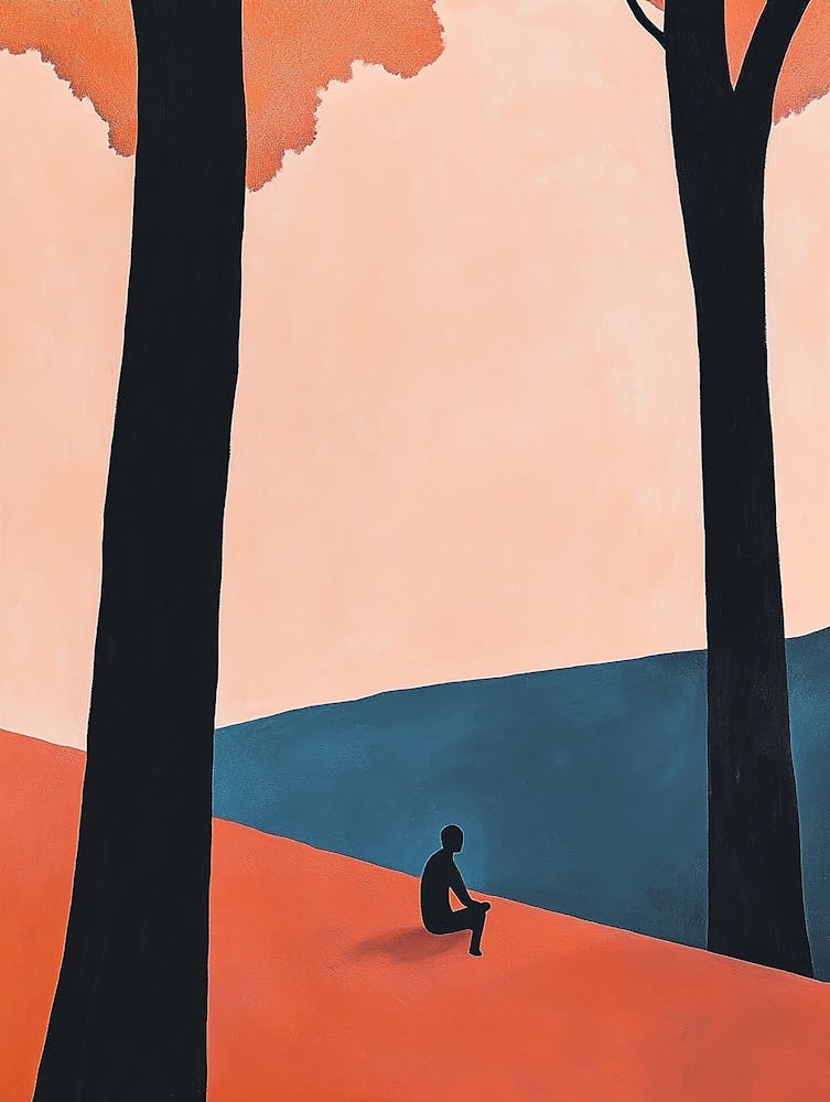Person Sitting In The Park