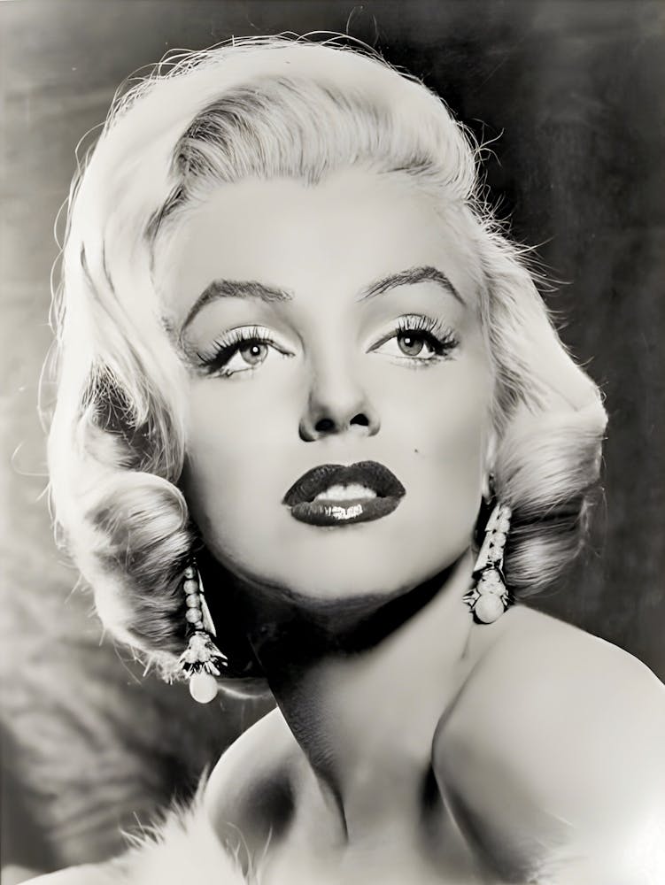 Actress Marilyn Monroe Poses For A Portrait In Circa 1953
