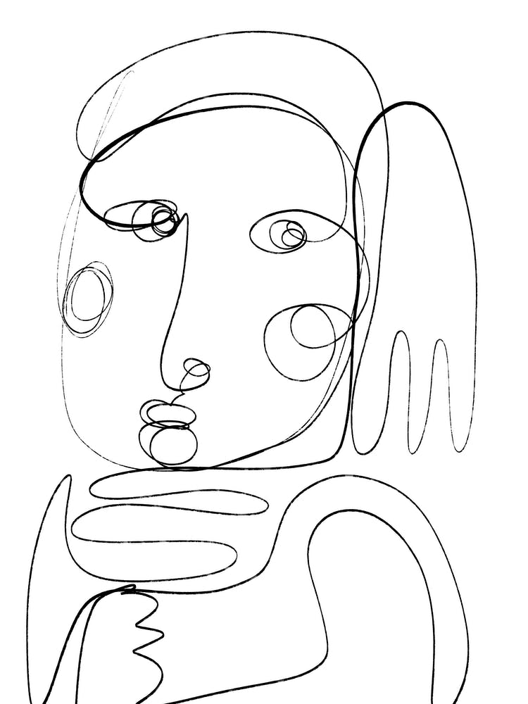 Portrait en Une Ligne