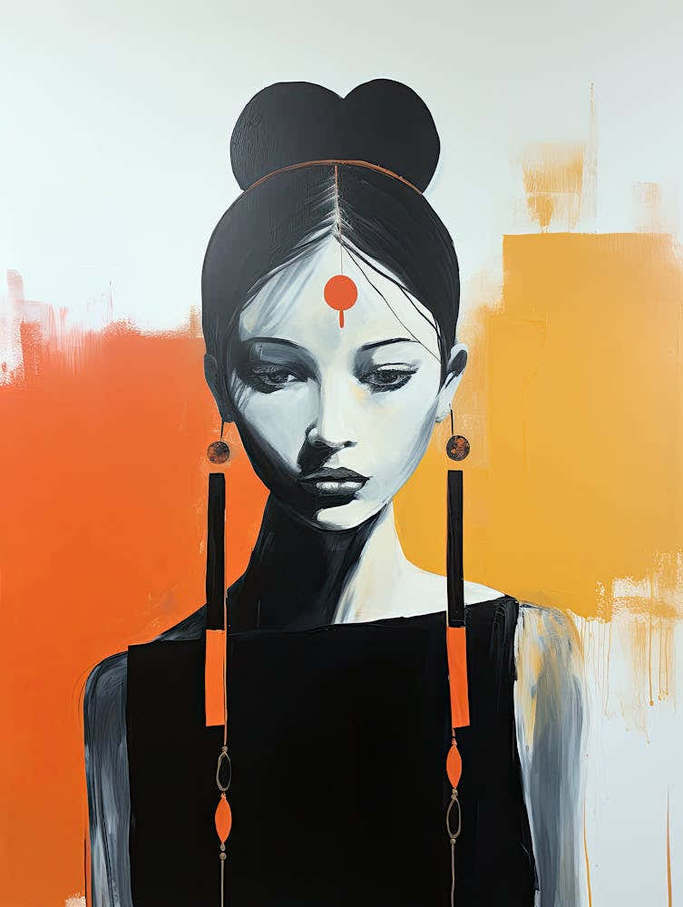 Mystic Moonlight, Boho Art Style