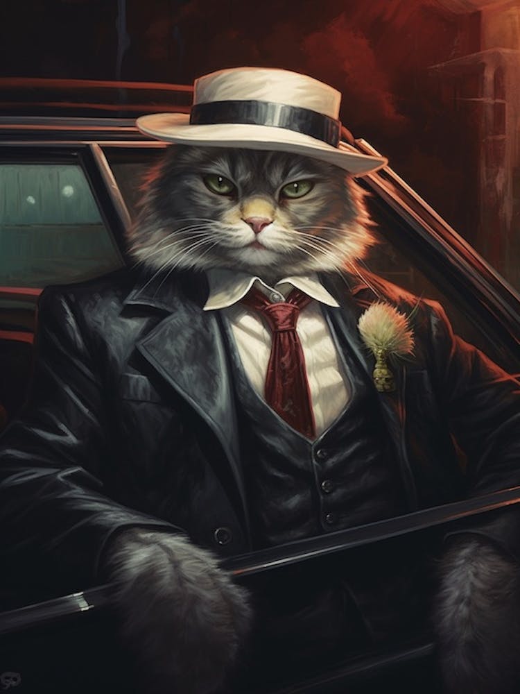 Gangster Cat American Curl 3
