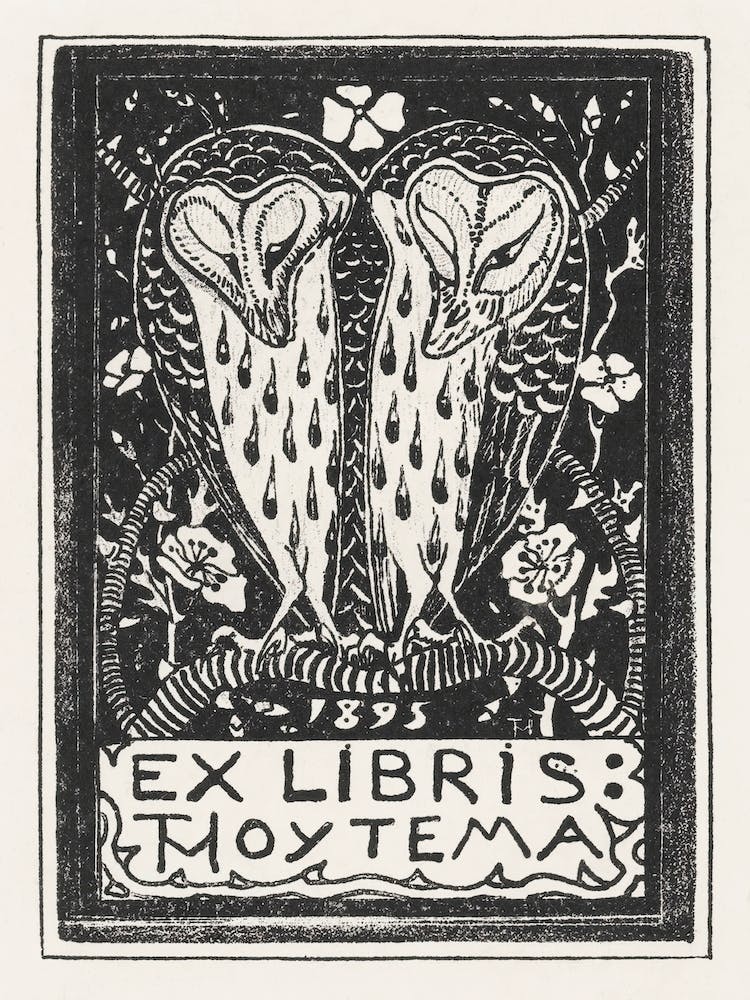 Ex Libris Of Theo Van Hoytema (1895), Theo Van Hoytema