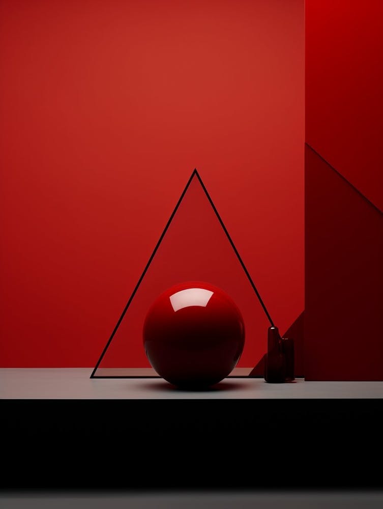 Minimalist Geometry Abstract Illustration 3